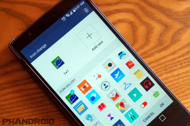 LG G4 app icons