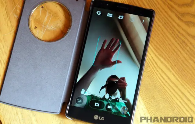 LG G4 selfie