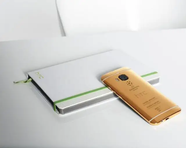 htc one m9 gold 2