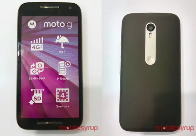 Motorola Moto G 2015 leak