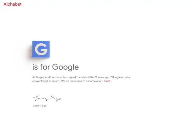 G is for Google