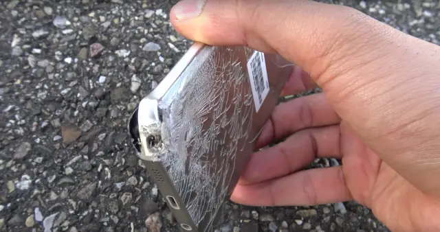 Samsung Galaxy Note 5 900ft drop test aftermath