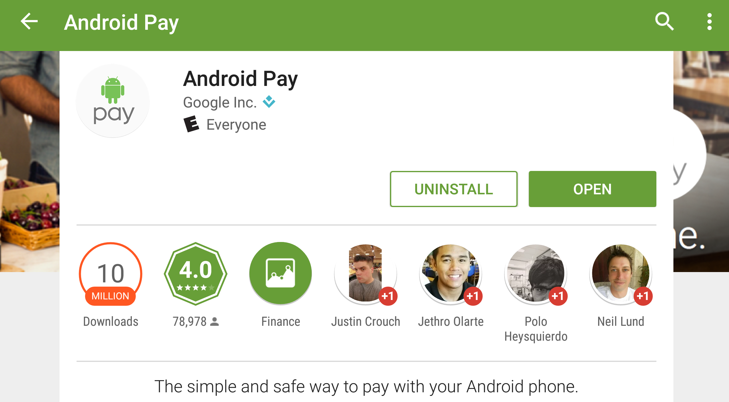 google pay online store