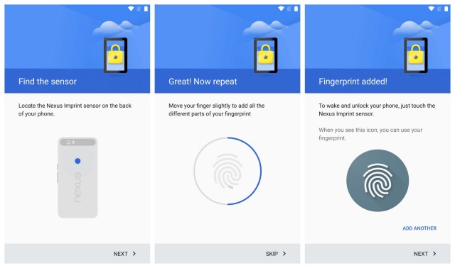 Nexus 6P Nexus Imprint fingerprint scanner