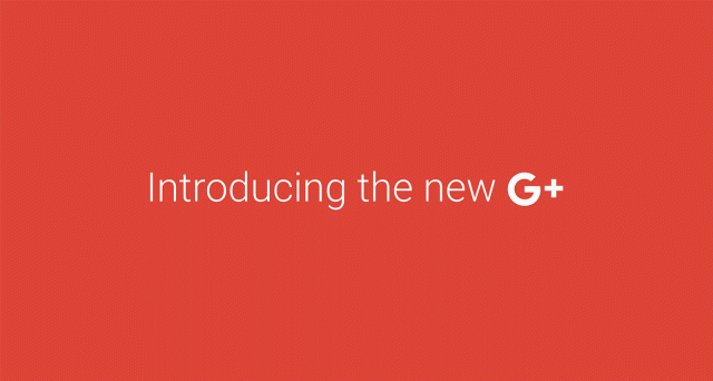 Google+ redesign GIF