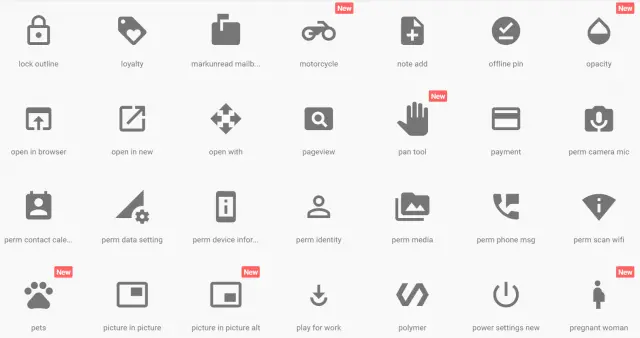 Material icons   Google Design