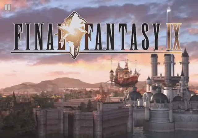Final Fantasy IX 9 title screen Android iOS