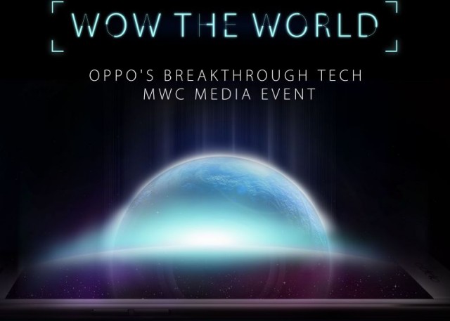 oppo mwc event