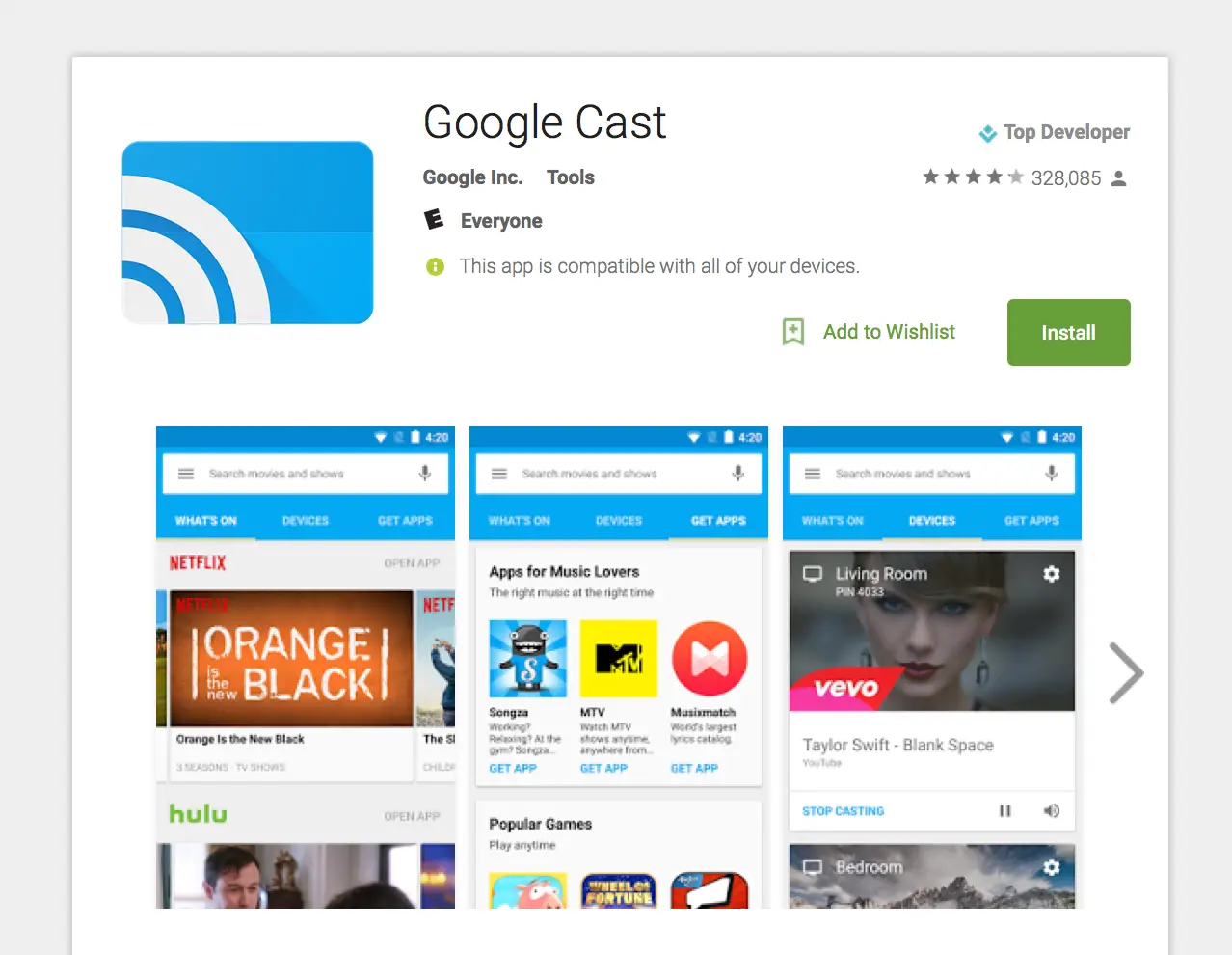 chance universitetsområde Ritual Chromecast app is officially rebranded to Google Cast on the Play Store –  Phandroid