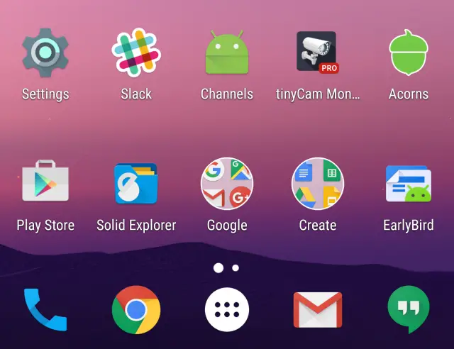 Nova Launcher beta Android N folders