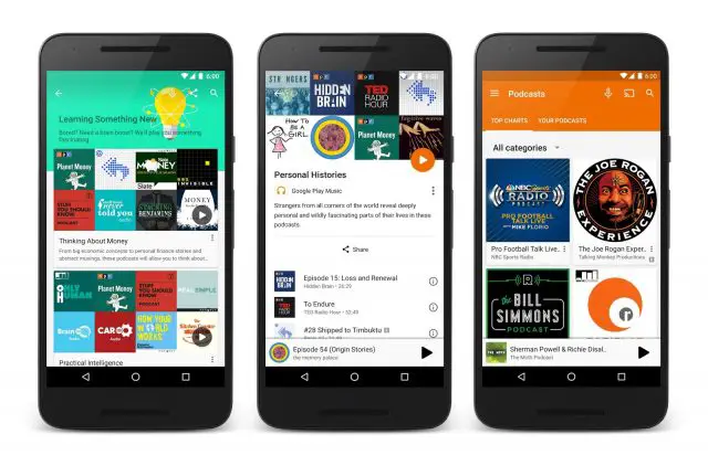 google play podcasts