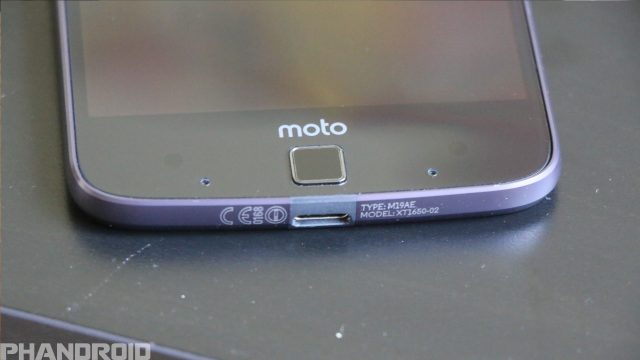 Moto Z Force Fingerprint Sensor