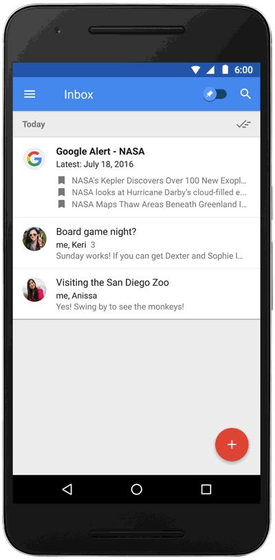Inbox Google Alerts