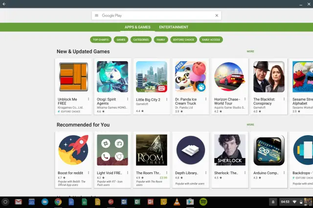 The Google Play Store has arrived on the Chromebook Pixel 2 - 640 x 425 png 152kB