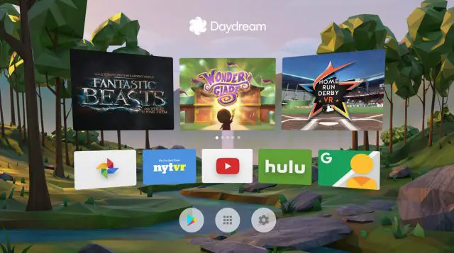 daydream-app-home-screen