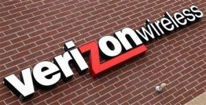 Sign of Verizon Wireless is seen at its store in Westminster