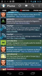 plume for ics phones