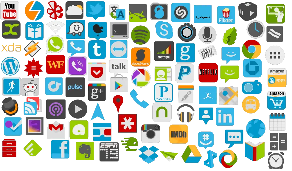 84 All New "Flat Icons" Are Now Ready For The Downloading.