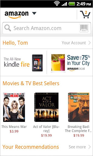 Amazon Mobile updated with refreshed navigation, new sorting options ...