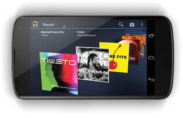 Nexus 4 Google Play Music