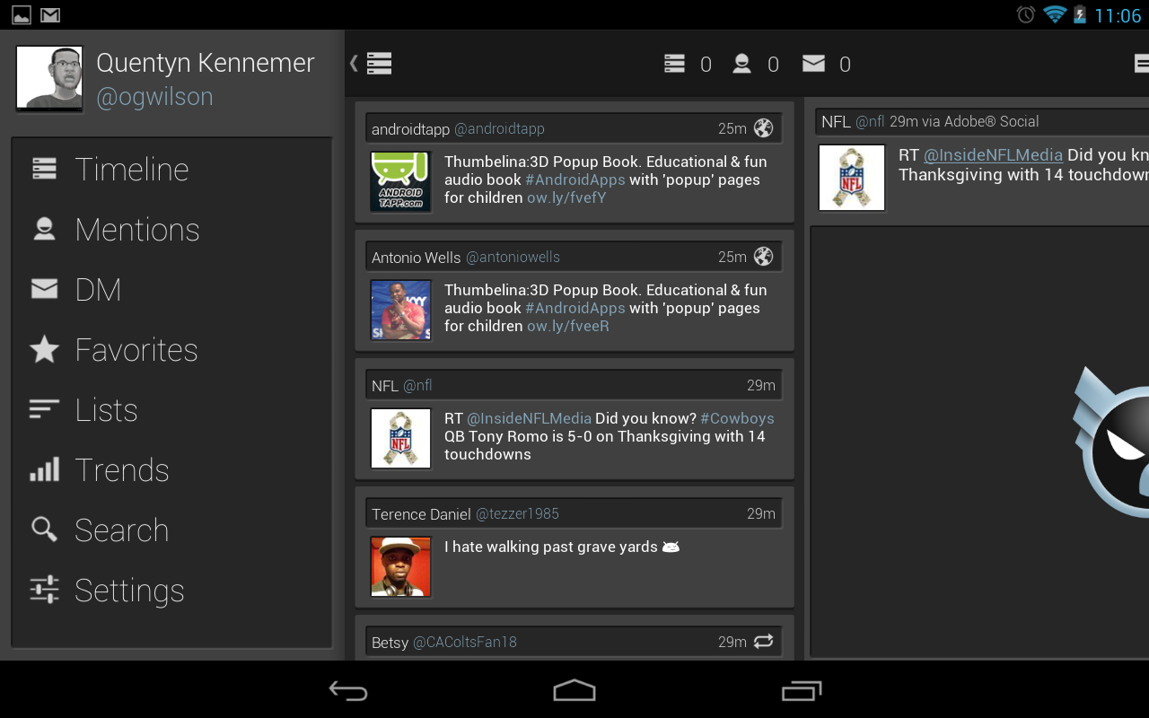 Like #NewTwitter? Twidroyd Is Bringing Two-Pane Browsing To Android