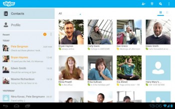 skype for android tablets