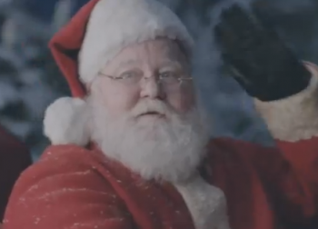 samsung santa claus ad