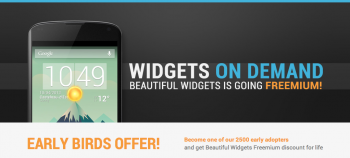 Beautiful Widgets Freemium early access