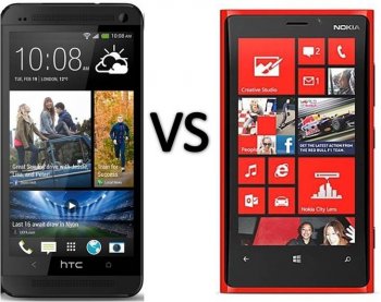 HTC One vs Nokia
