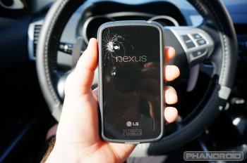 Nexus 4 cracked hands on