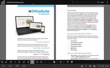 officesuit pro split view