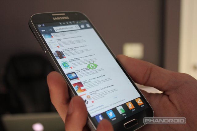 Samsung Galaxy S4 Smart Scroll