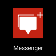 Google Plus Messenger Icon flat