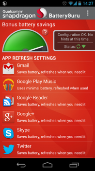 Snapdragon BatteryGuru screenshot