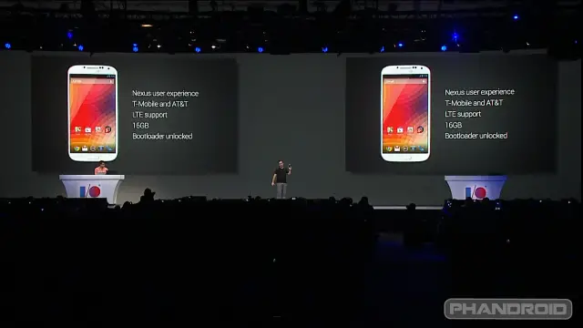 Samsung Galaxy S4 google edition announcement