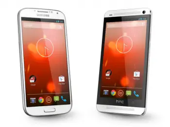 Google Play Edition HTC One e Samsung Galaxy S4