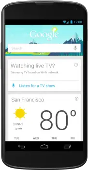 Google Now Detect TV show card