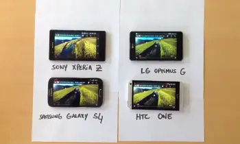 Sony Xperia Z LG Optimus G HTC One Samsung Galaxy S4
