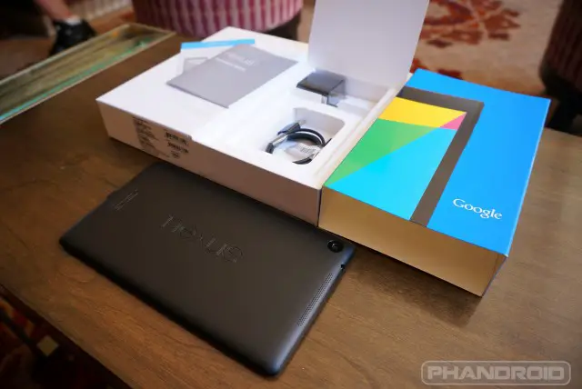 New Nexus 7  2013 unboxing