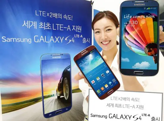 Samsung Galaxy S4 LTE-A press