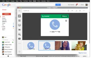 Hangouts video and phone call conference