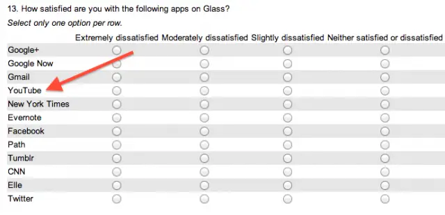 Google Glass Survey YouTube