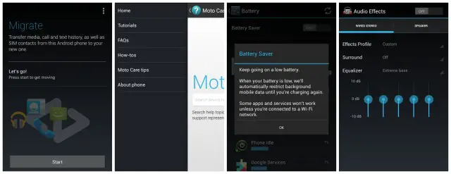 Moto X Motorola apps and services