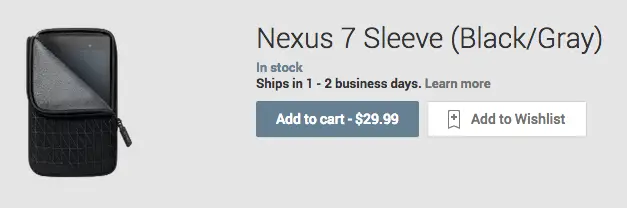 Nexus 7 sleeve