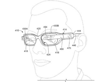 Google Glass frames patent