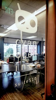 Cyanogen Inc office door