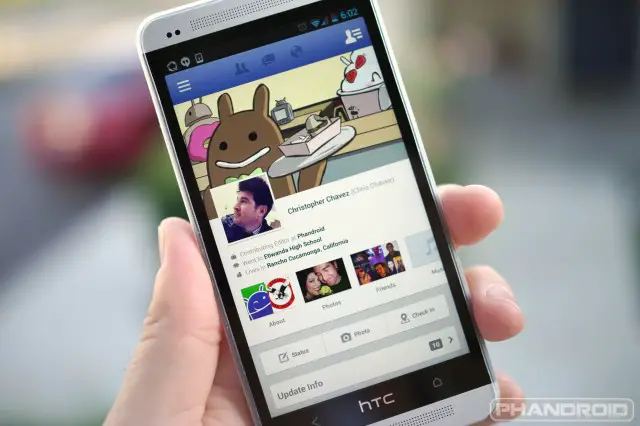 Facebook Android app 1