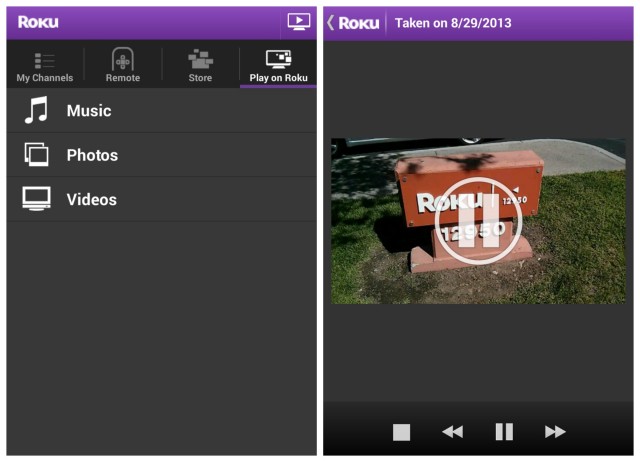Roku Android update local streaming