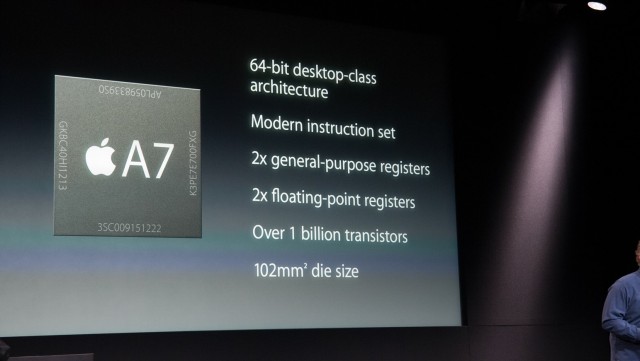 Apple A7 slide