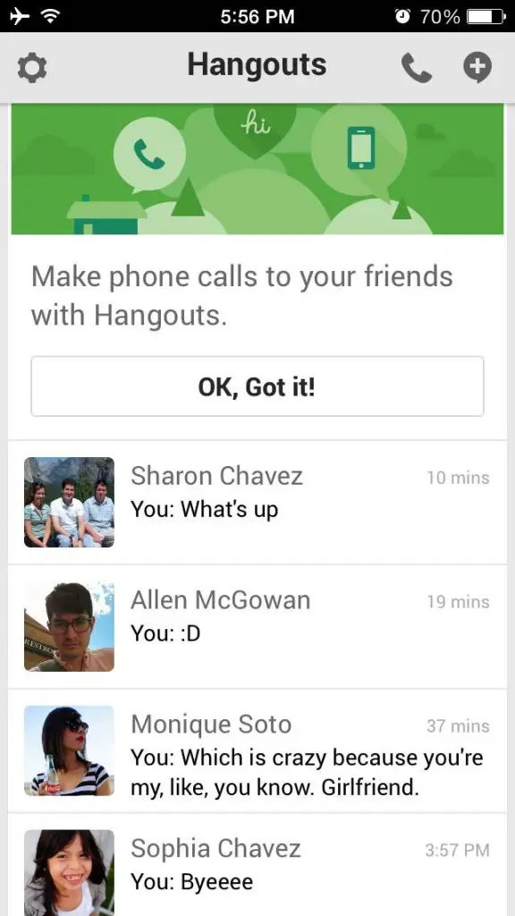 google hangouts call wont go through